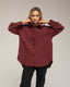 Camisa oversize de vichy con bolsillo