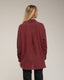 Camisa oversize de vichy con bolsillo