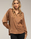 Blusa con seda con botones de piedras