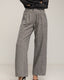 Pantalon de espiguilla de tiro alto y recto