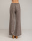 Pantalon de espiguilla de tiro alto y recto