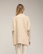 Jersey oversize con textura de rayas y cuadros.