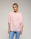 Blusa de rayas con cuello mao y manga murcielago oversize - Tantra Spain