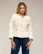 Chaqueta tipo tweed con 4 bolsillos frontales y botones dorados - Tantra Spain