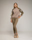 Jersey de punto con mangas de lentejuelas. - Tantra Spain