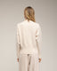 Jersey de punto con rombo y detalles de strass y cuello perkins - Tantra Spain