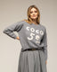 Jersey de punto de managa larga con letras de "COCO 5" sobrepuestas y ribete en cuello y puños - Tantra Spain