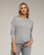Jersey de punto fino ancho con cuello redondo. - Tantra Spain