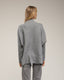 Jersey oversize con textura de rayas y cuadros. - Tantra Spain