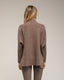 Jersey oversize con textura de rayas y cuadros. - Tantra Spain