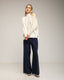 Jersey oversize con textura de rayas y cuadros. - Tantra Spain