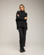 Jersey oversize con textura de rayas y cuadros. - Tantra Spain