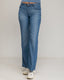 Pantalones rectos de tencel con bolsillos. - Tantra Spain