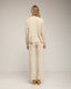 Set de punto fino de pantalon y jersey básico de cuello perkins. - Tantra Spain