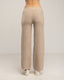 Set de punto fino de pantalon y jersey básico de cuello perkins. - Tantra Spain