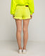 Short denim en color fluor y desflecado en el bajo. - Tantra Spain