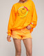 Short denim en color fluor y desflecado en el bajo. - Tantra Spain