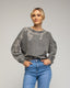 Sudadera con lentejuelas en el cuello y mangas - Tantra Spain