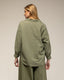tantra mujer, camisa de algodon oversize con cierres de botones y cuello talla (S - L) - Tantra Spain