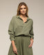 tantra mujer, camisa de algodon oversize con cierres de botones y cuello talla (S - L) - Tantra Spain