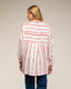 tantra mujer, Camisa de manga larga con estampado rayas discontinuas y bolsillos. - Tantra Spain
