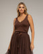 Top de punto de tirantes con Lurex. - Tantra Spain
