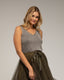 Top de punto de tirantes con Lurex. - Tantra Spain