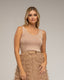 Top de punto de tirantes con Lurex. - Tantra Spain