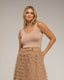 Top de punto de tirantes con Lurex. - Tantra Spain