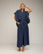 Top oversize de manga corta con pliegues en los hombro. - Tantra Spain