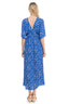 Vestido estampado con cuello pico. - Tantra Spain
