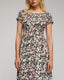Vestido maxi floreado con pecho y mangas fruncidas - Tantra Spain