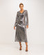 Vestido midi de lentejuelas de corte A. - Tantra Spain