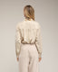 Blusa con seda con botones de piedras