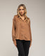 Blusa con seda con botones de piedras