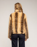 Chaqueta de pelo sintético, tipo bambi con cierre de cremallera - Tantra Spain