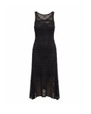 Vestido midi de tirantes de punto con forro aparte - Tantra Spain 