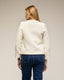 Chaqueta tipo tweed con 4 bolsillos frontales y botones dorados