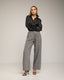 Pantalon de espiguilla de tiro alto y recto