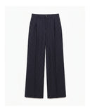 Pantalón de traje de corte recto con raya diplomatica y bolsillos laterales - Tantra Spain