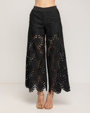 Pantalon cropped de guipur con bolsillos - Tantra Spain