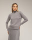 Jersey de punto básico de cuello perkins
