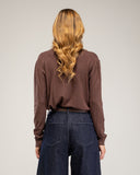 Fine-knit V-neck sweater