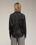 Blusa con seda con botones de piedras - Tantra Spain