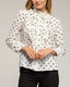 Blusa de lunares con volantes en el pecho. (BLANCA) - Tantra Spain