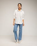 Camisa básica con apertura atras y bolsillo - Tantra Spain