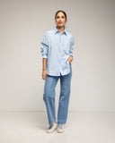Camisa oversize con bolsillo delantero - Tantra Spain
