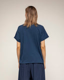 camiseta con detalle bordado en los hombros (Navy) - Tantra Spain