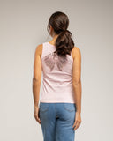 Camiseta de tirantes con alas de strass en la espalda (PINK) - Tantra Spain