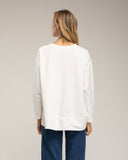 Camiseta oversize con cortes transversales y verticales. - Tantra Spain